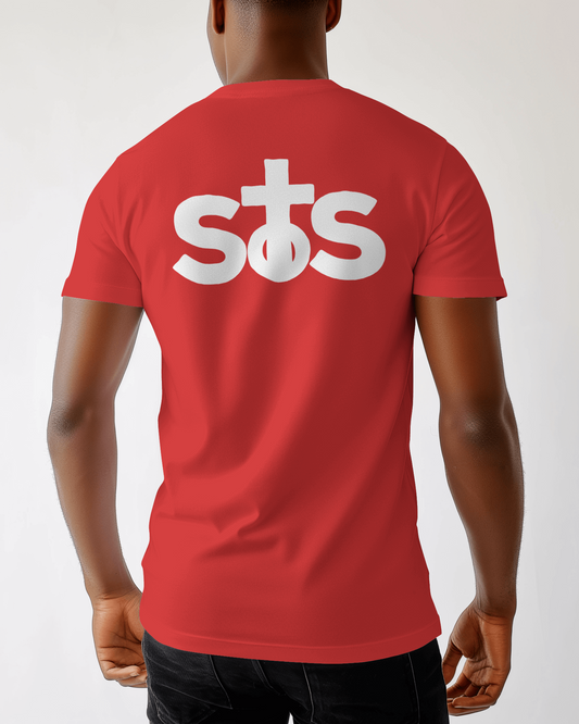 SOS Back Piece Tee (Red)