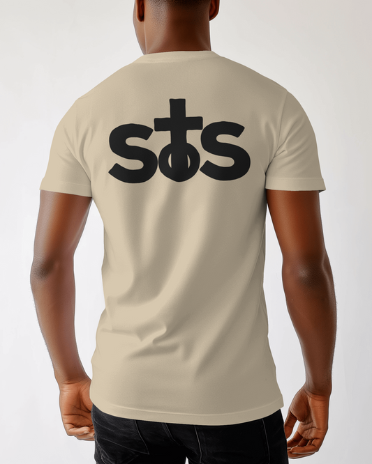 SOS Back Piece Tee (Biege)